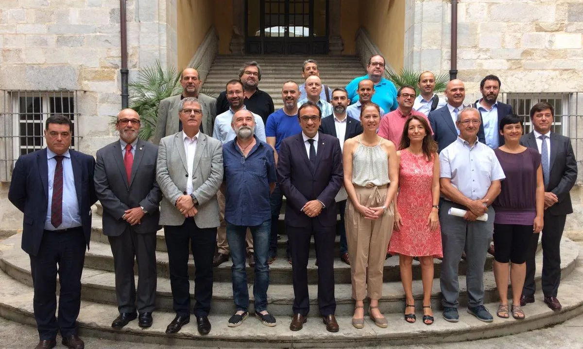 El Grup de Defensa del Ter celebra l'acord amb el conseller Rull i la secretària de medi ambient i sostenibilitat Marta Subirà 