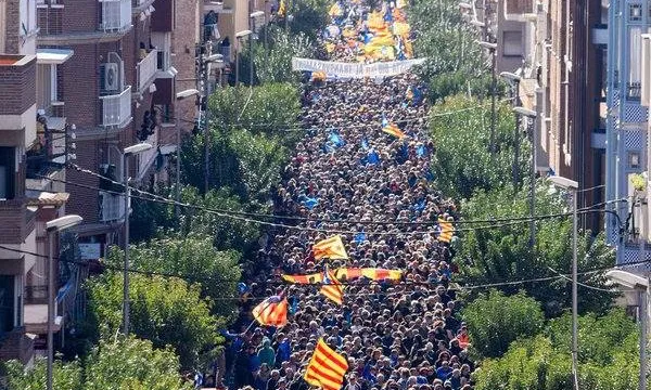 Manifestació per l'Ebre del 7 febrer 2016 a Amposta