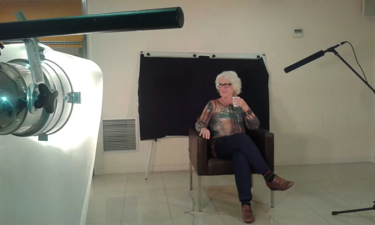 La Rosa maria, una de les persones participants en la primera edició del projecte portada a terme l'any 2014.