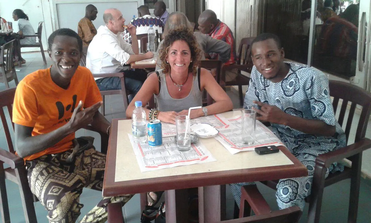 En Sidi, a l'esquerra de la imatge.