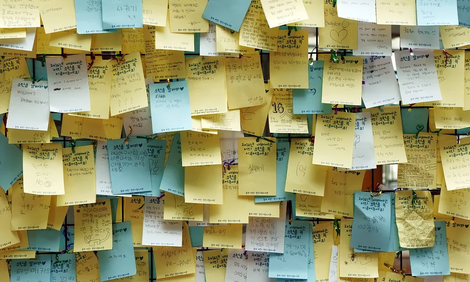 Post-it a la pissarra