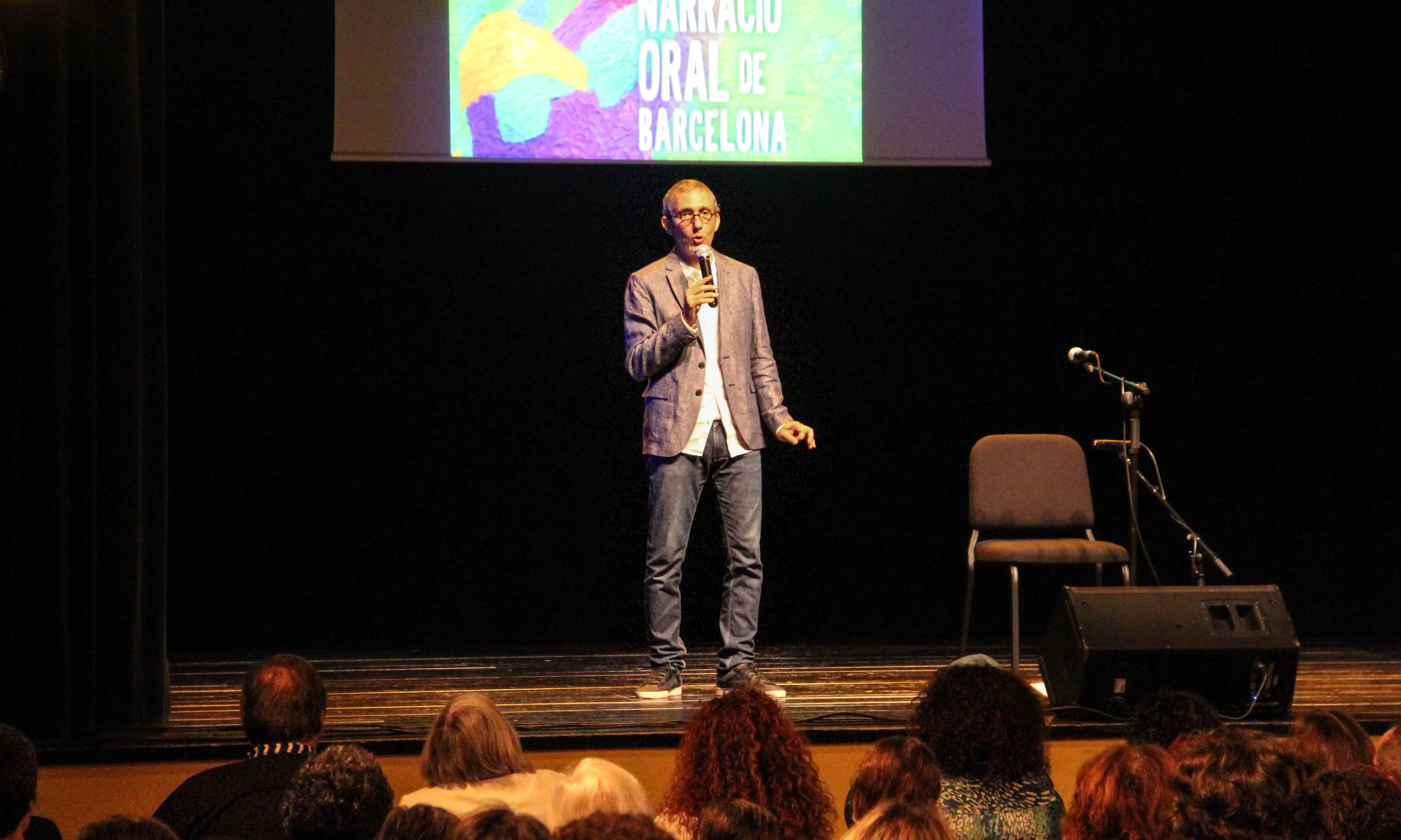 El director del Festival durant la cerimònia inaugural