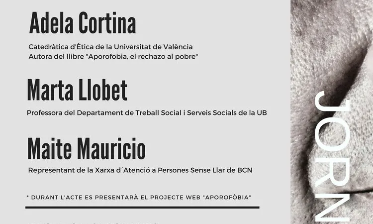 Cartell Jornada aporofòbia