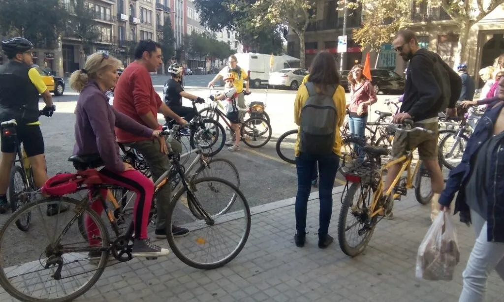 Voltant per Barcelona en bicicleta