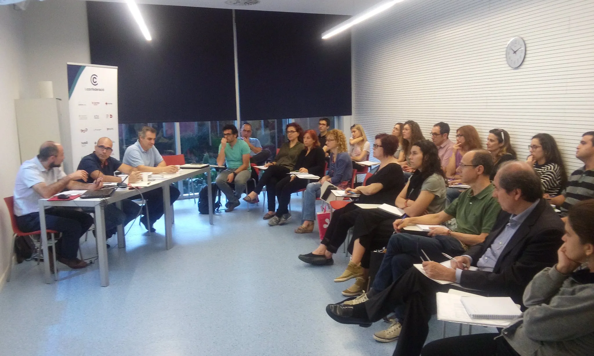 Participants en una de les sessions de la primera edició del Programa.