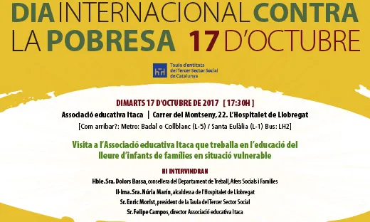 Cartell de l'acte convocat per la Taula d'entitats