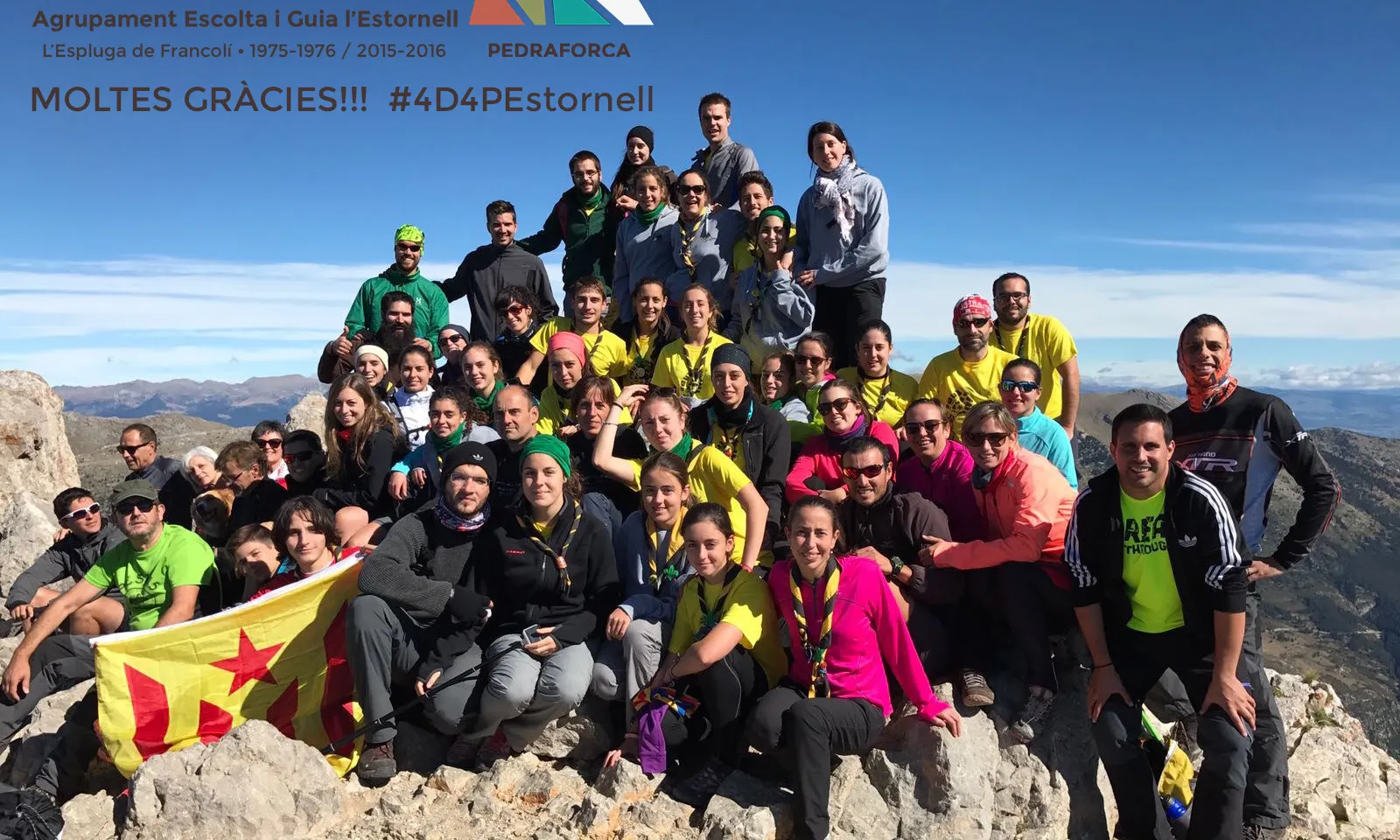 L'AEiG l'Estornell al cim del Pedraforca