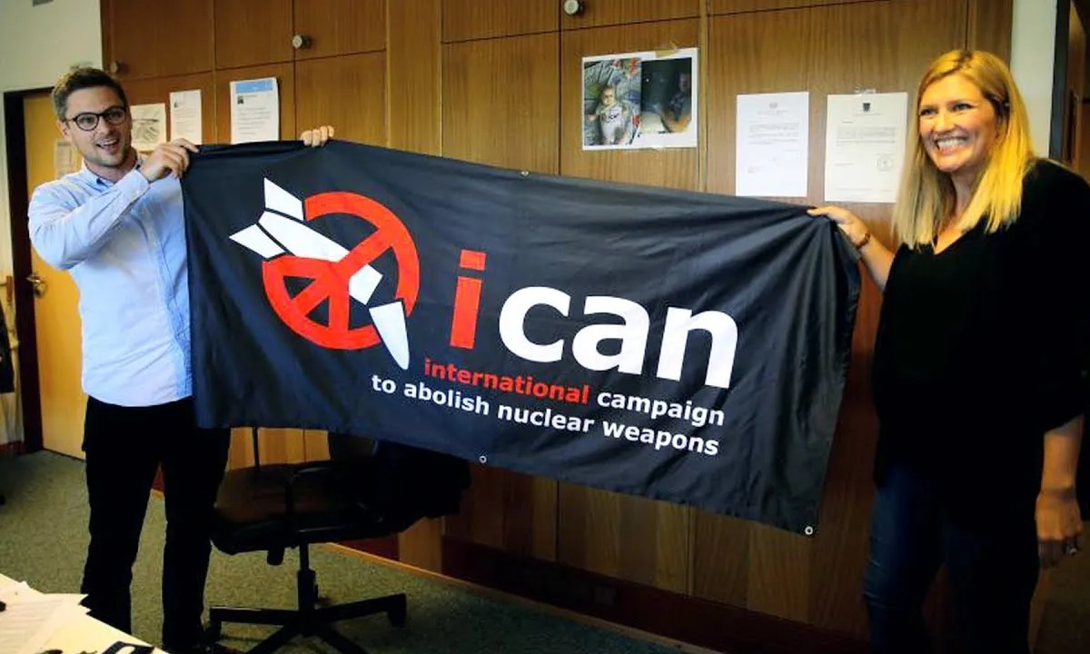 ICAN és la campanya per abolir les armes nuclears al món.