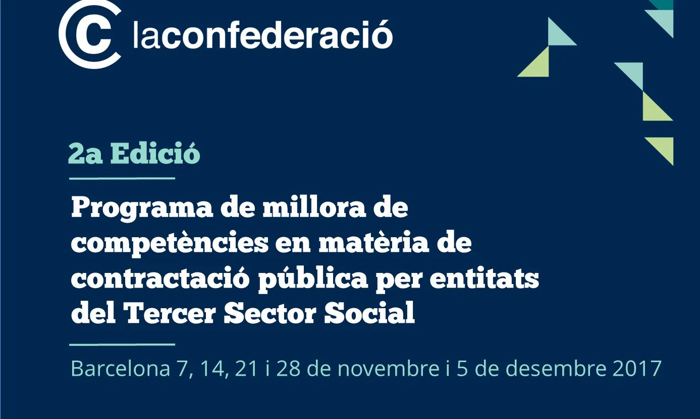El programa tindrà lloc del 7 de novembre al 5 de desembre a Barcelona.