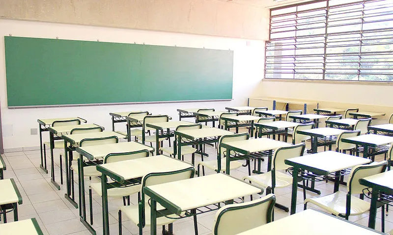 Una aula buida