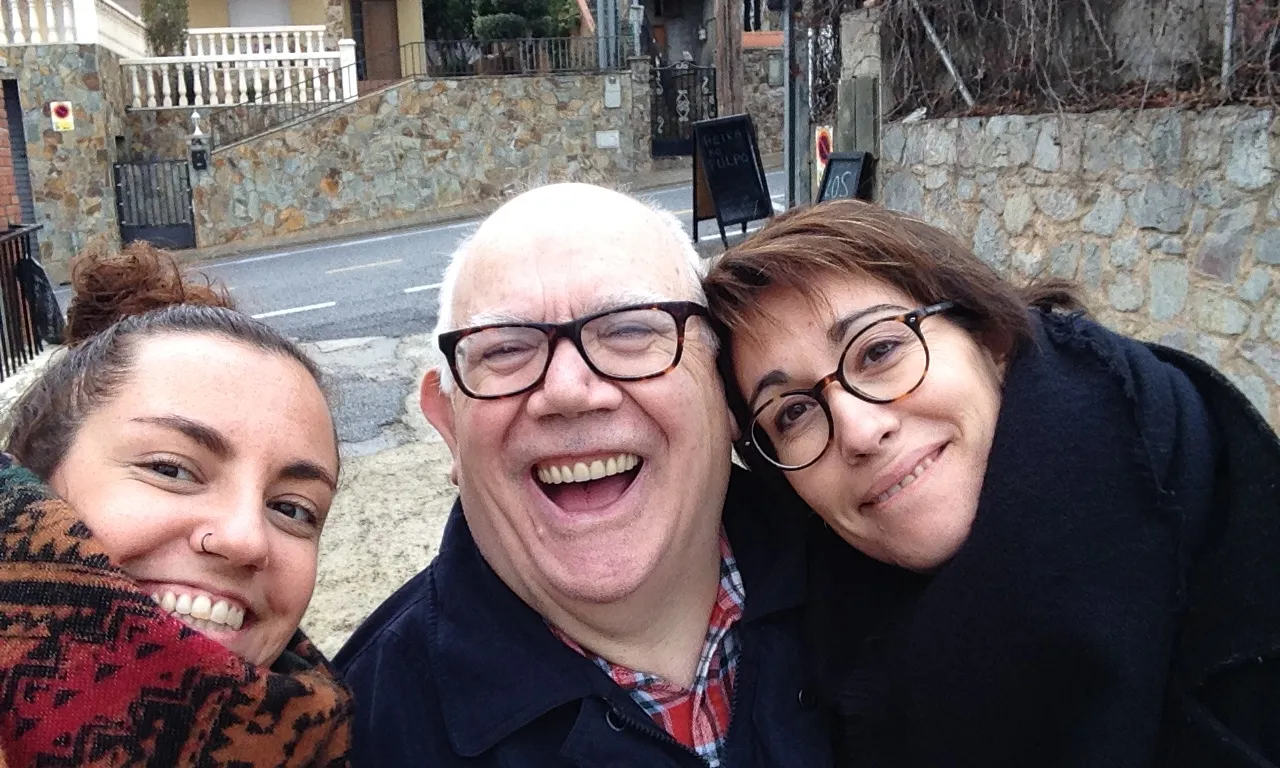 Dos treballadors de Som - Fundació i un usuari