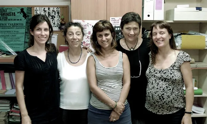 Membres de l'equip de Tamaia, organització que impulsa la campanya