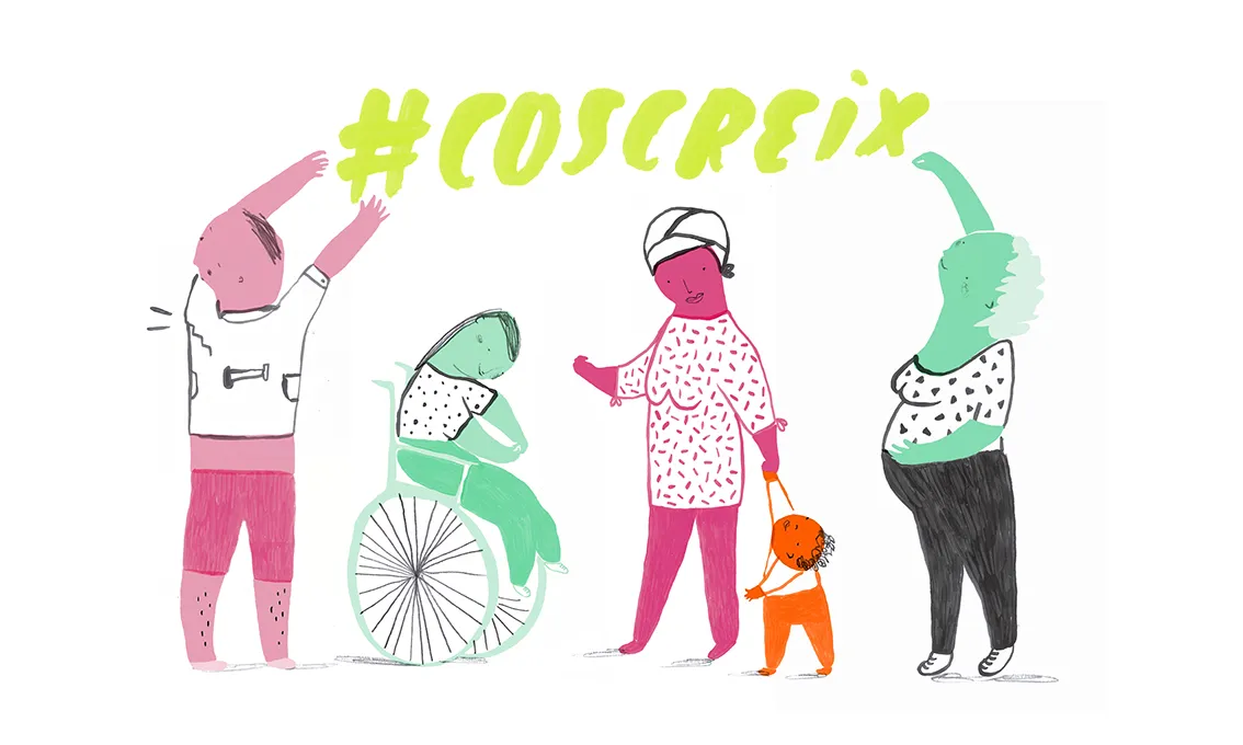 Imatge de la campanya anomenada #CosCreix
