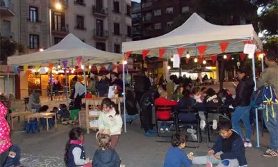 Jocs infantils a la plaça Navas el 9 de novembre