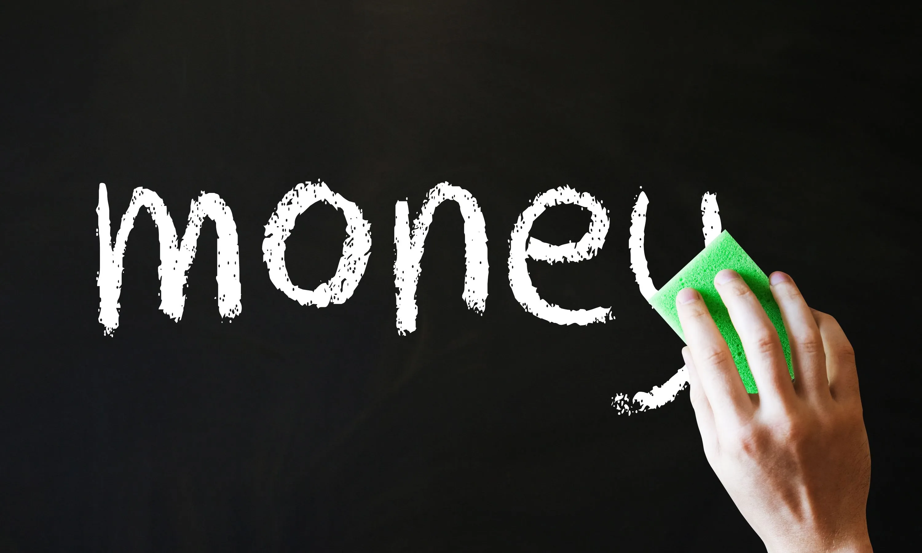 Money a la pissarra
