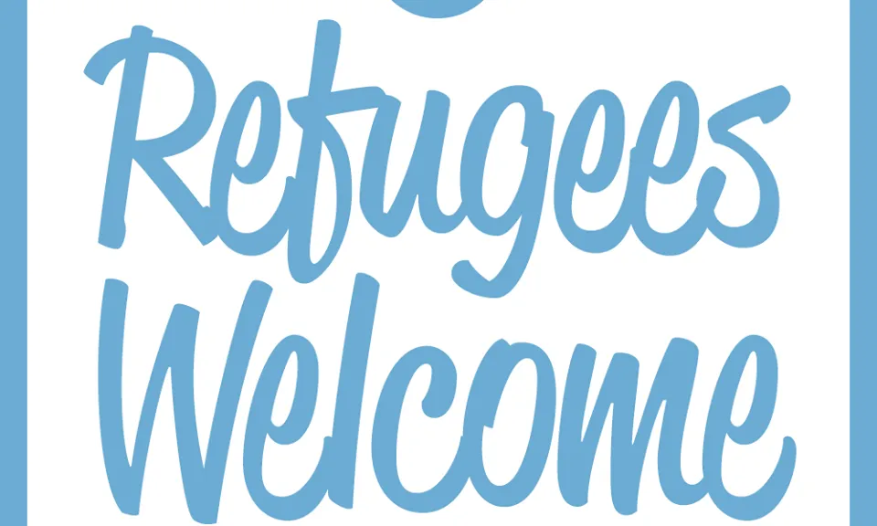 Logo Refugees Welcome.