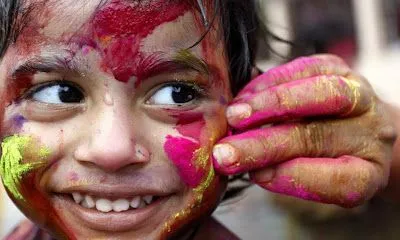 Nen amb cara pintada