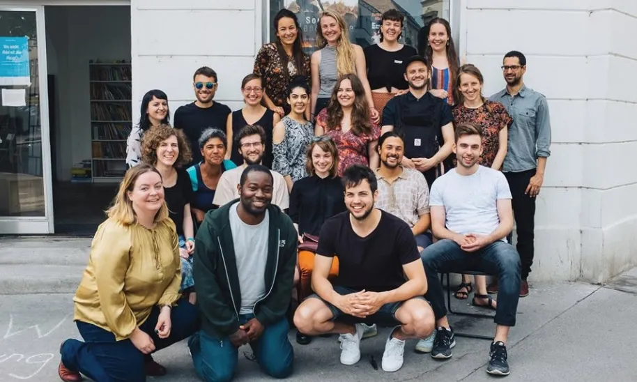 Membres de la plataforma Refugees Welcome.