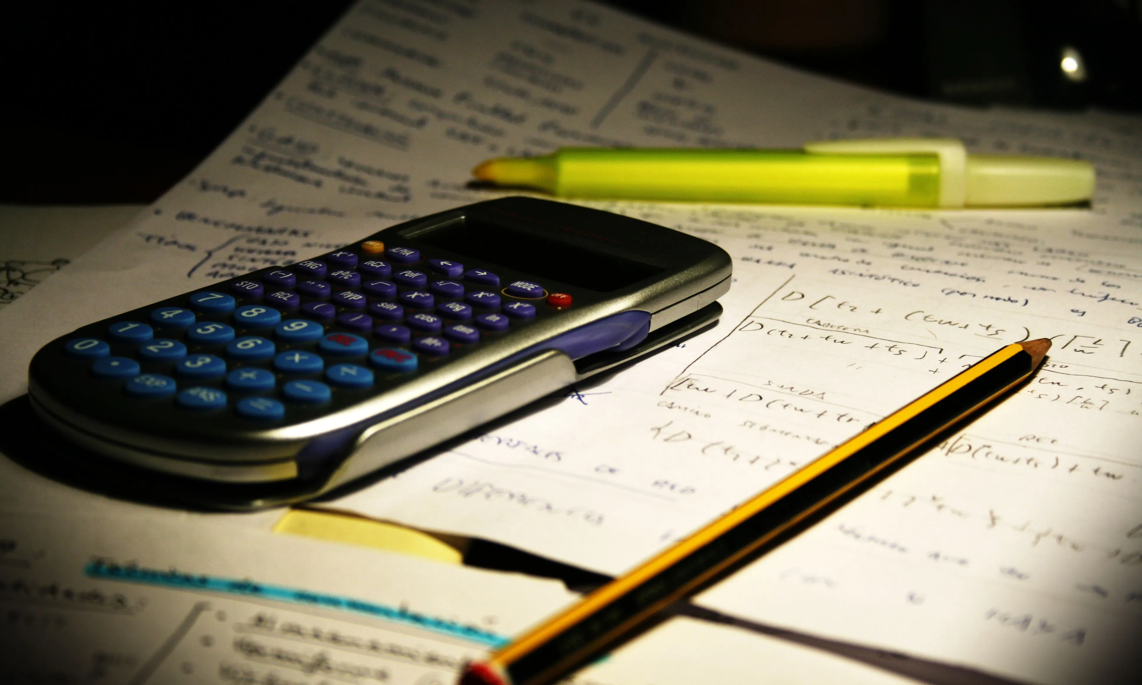 Calculador i llapis