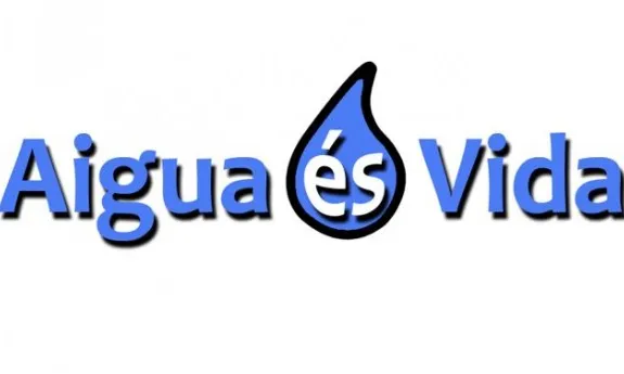 Logotip de la plataforma Aigua és Vida