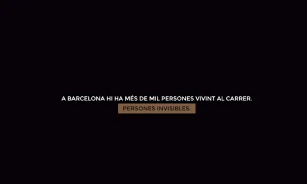 Arrels denuncia la "realitat invisible" del sensellarisme.