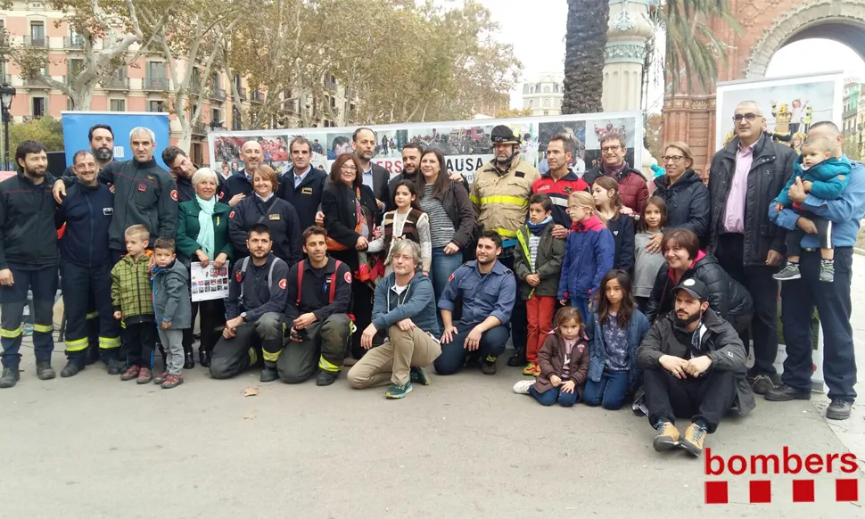 Imatge de la presentació del calendari solidari 2018