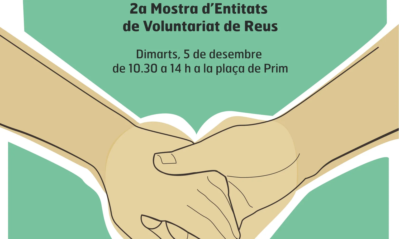 Cartell de la 2a Mostra d’Entitats de Voluntariat de Reus 
