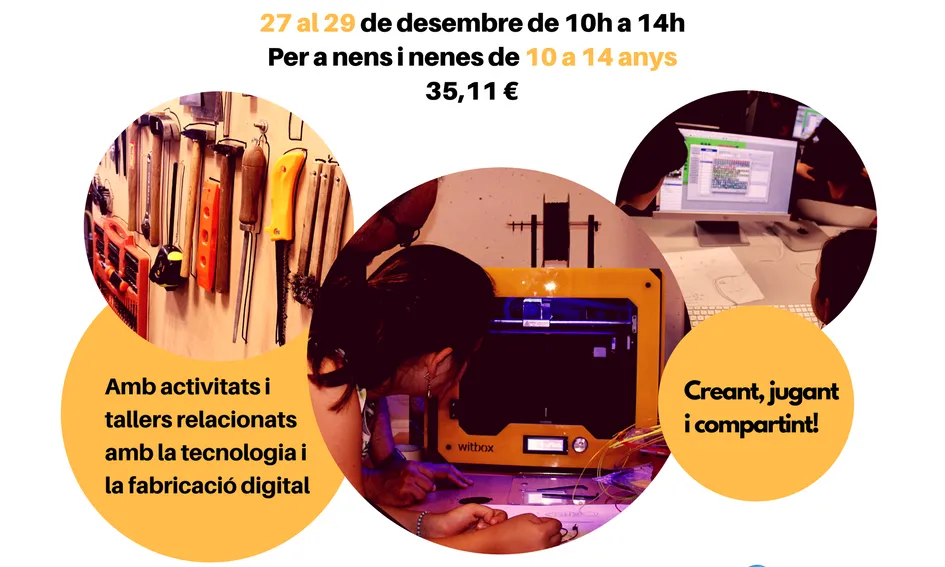 Cartell del MakerCamp Hivern