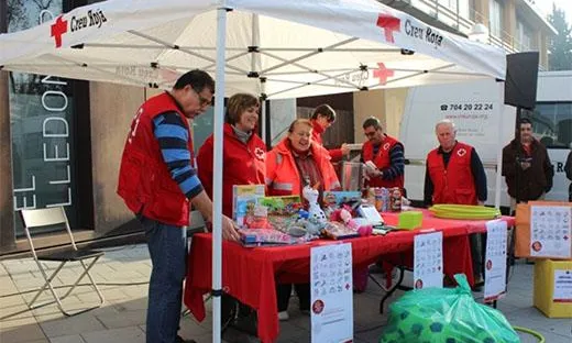 Recollida de joguines de la Creu Roja