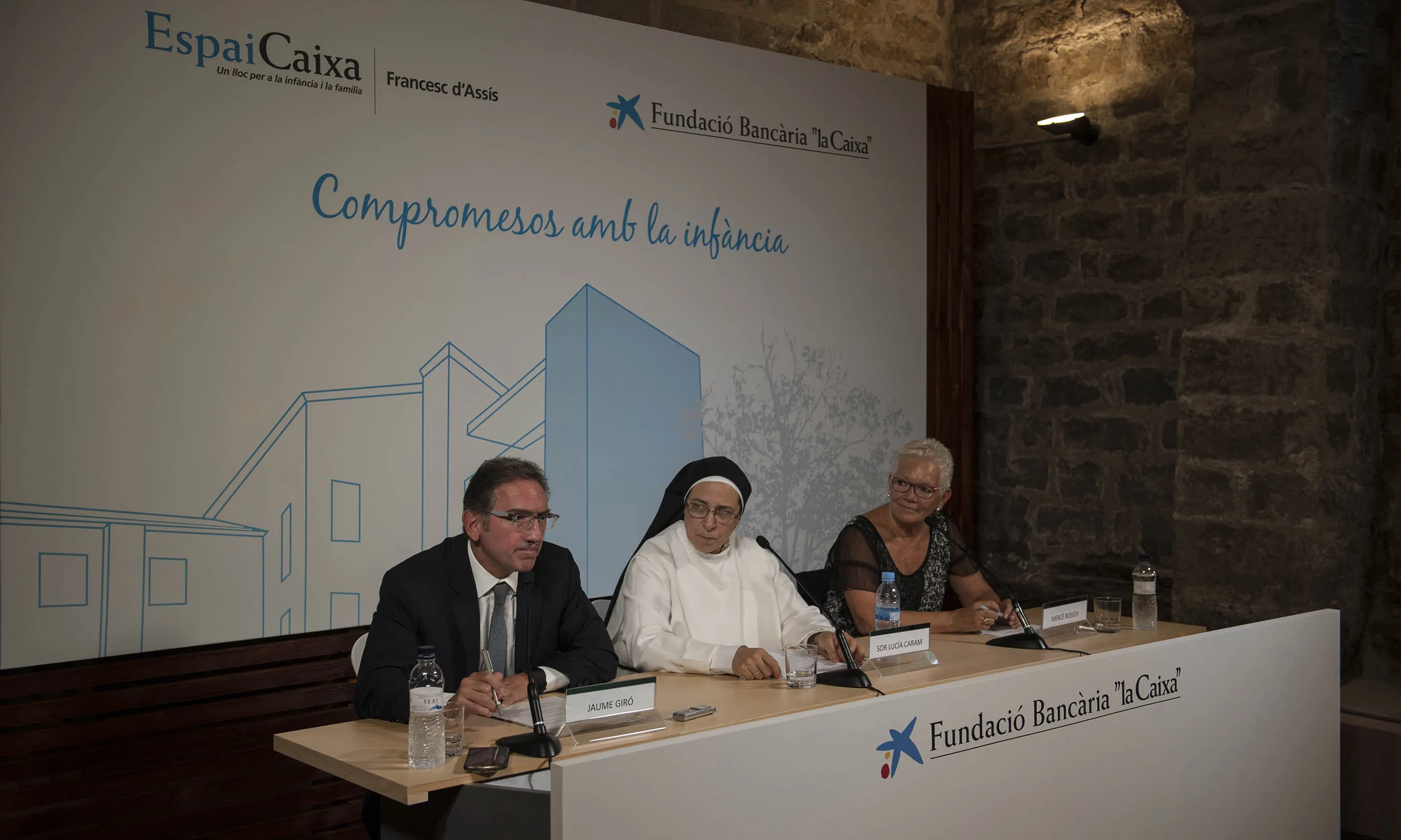 Imatge de la presentació del nou casal de la infància de Manresa 