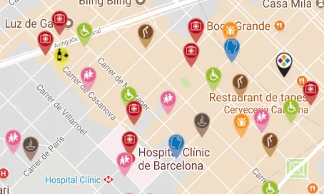 Captura App Mapa entitats Catalunya Tercer Sector
