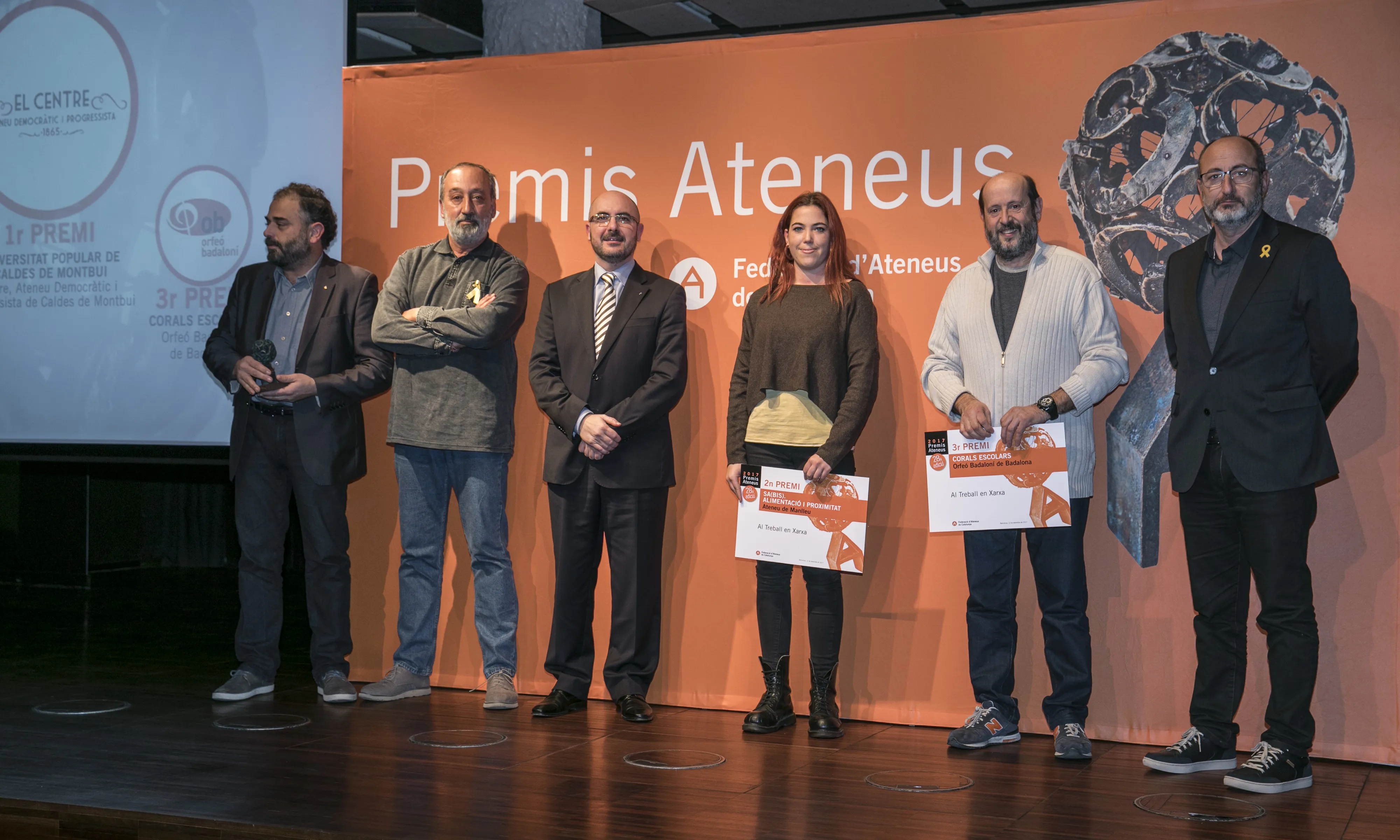 Premis Ateneus 2017 al Treball en Xarxa