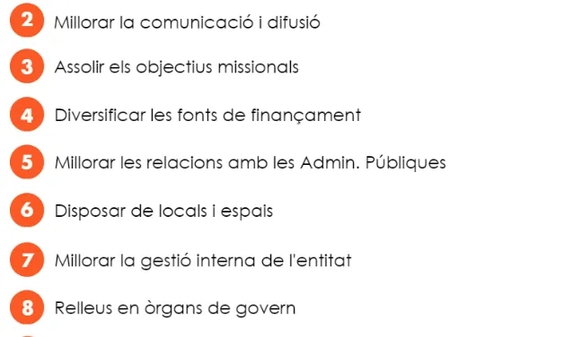 Preocupacions de les entitats de dones 
