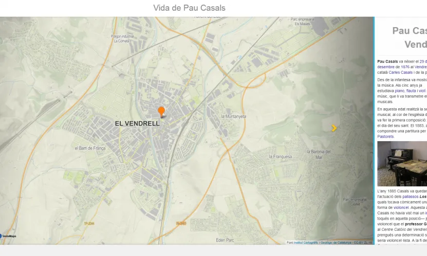 Storymap és una eina per crear mapes amb dades multimèdia