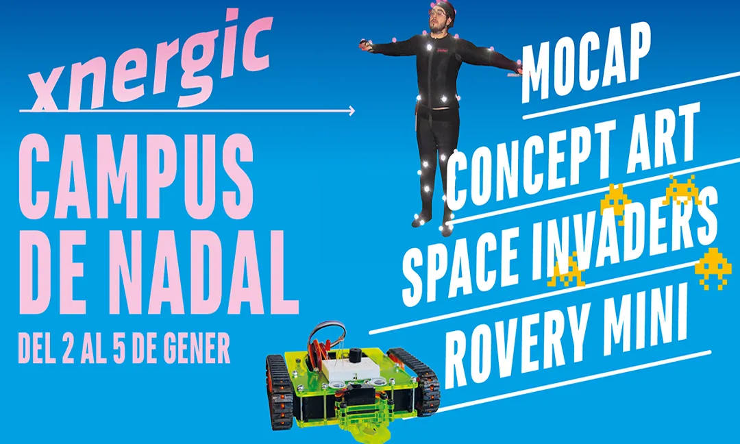Cartell del campus tecnològic Xnergic de Mataró