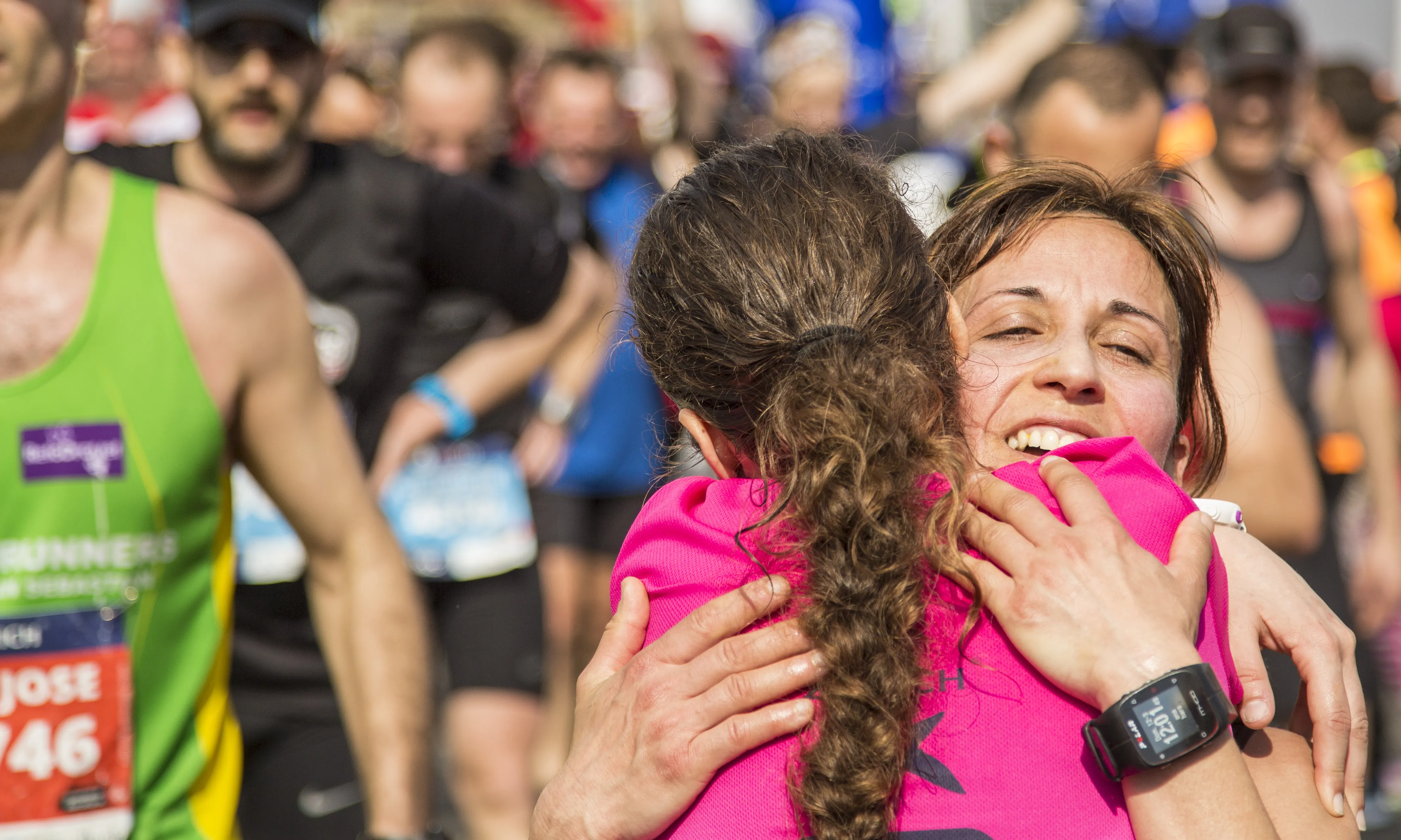 Emoció i solidaritat a la Zurich Marató de Barcelona.