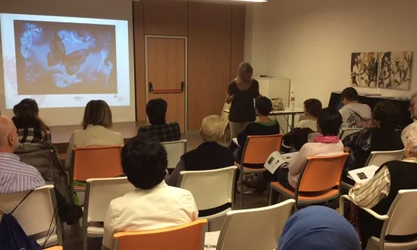 Sessió d'un dels cursos de formació adreçat a voluntaris i voluntàries de la FECEC.