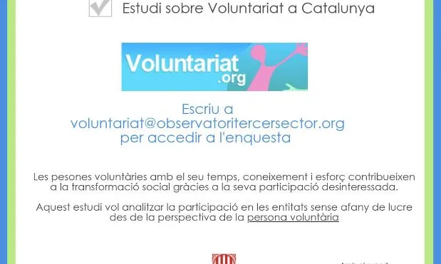 Enquesta etudi voluntariat