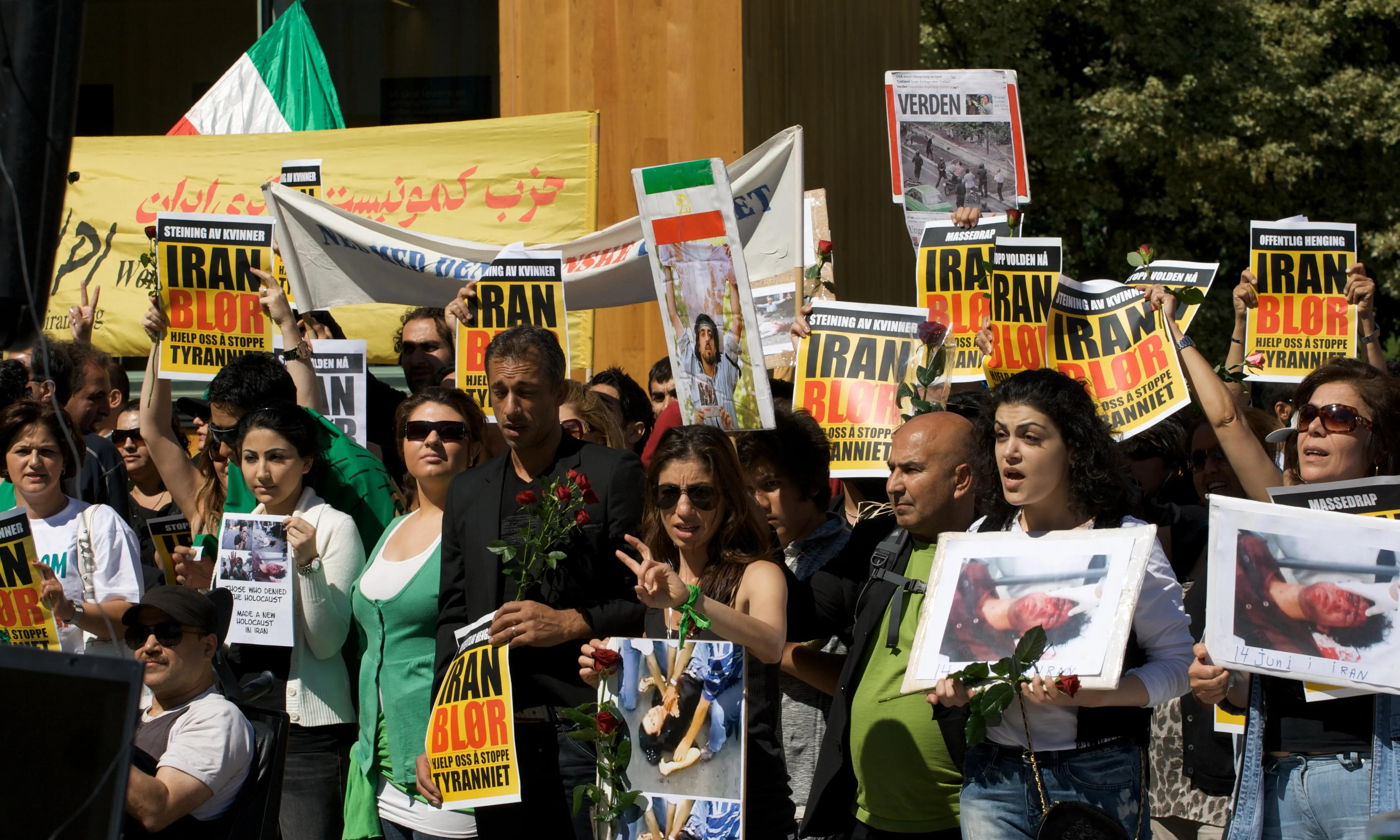 Protestes contra el règim iranià l'any 2009 a Escandinàvia