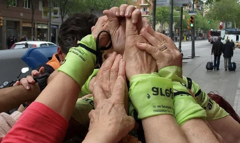 Membres de l'Associació per a la rehabilitació de les persones amb malaltia mental