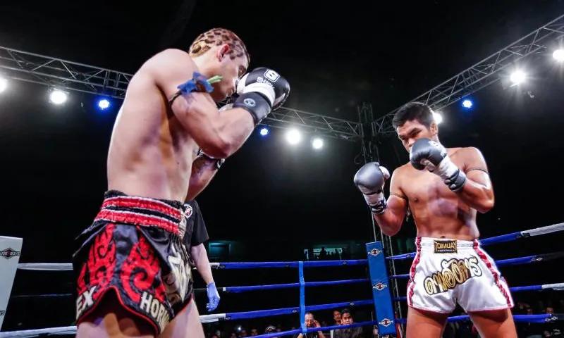 Combat de Muay Thai organitzat per SCS