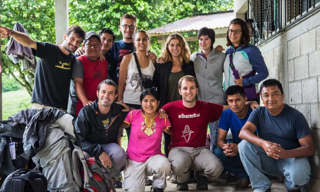 Voluntàries i voluntaris de l'Estiu Solidari de Proide a Guatemala.