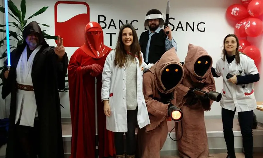 Star Wars Catalunya a la campanya del Banc de Sang