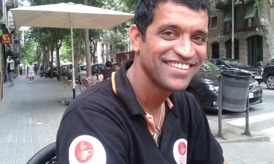 Amin Sheikh ha viatjat sovint a Catalunya, per donar a conèixer el seu projecte