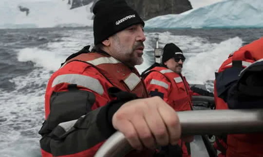 Javier Bardem ha participat en l'expedició a l'oceà Antàrtic amb Greenpeace