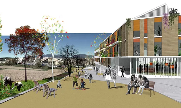 El disseny arquitectònic de La Serreta es basa en criteris d’estalvi energètic i té cura de la salut interior dels habitatges.