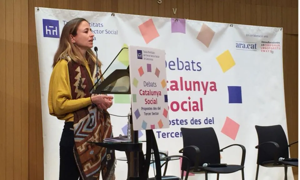 Marta Garcia als Debats Catalunya Social