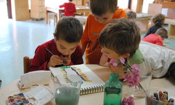 Infants a l'Escola El Martinet