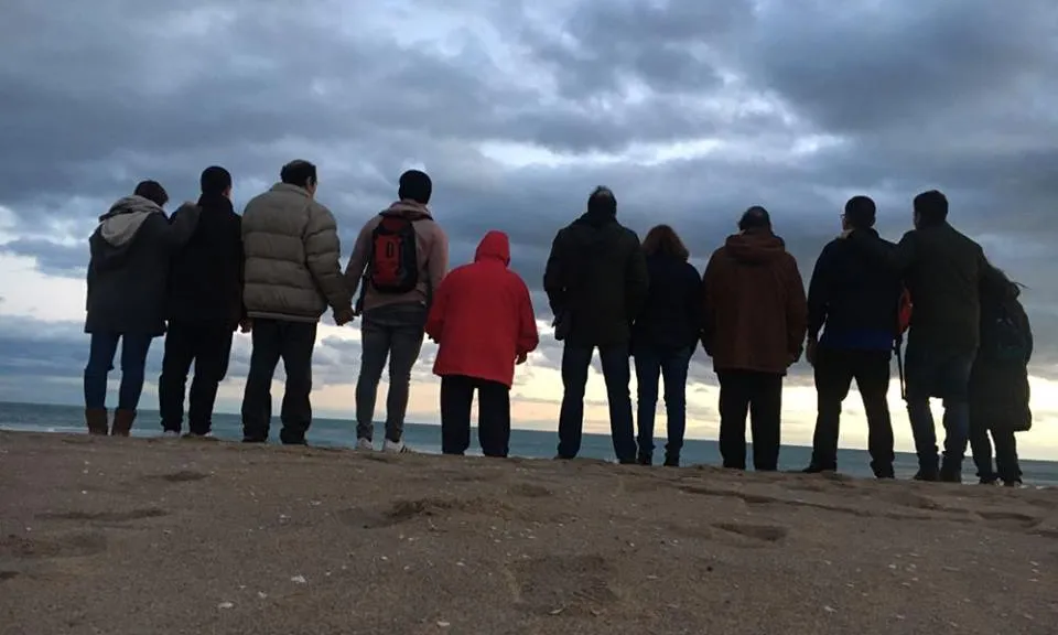 Grup de participants en una de les vacances organitzades per Aspanias.  