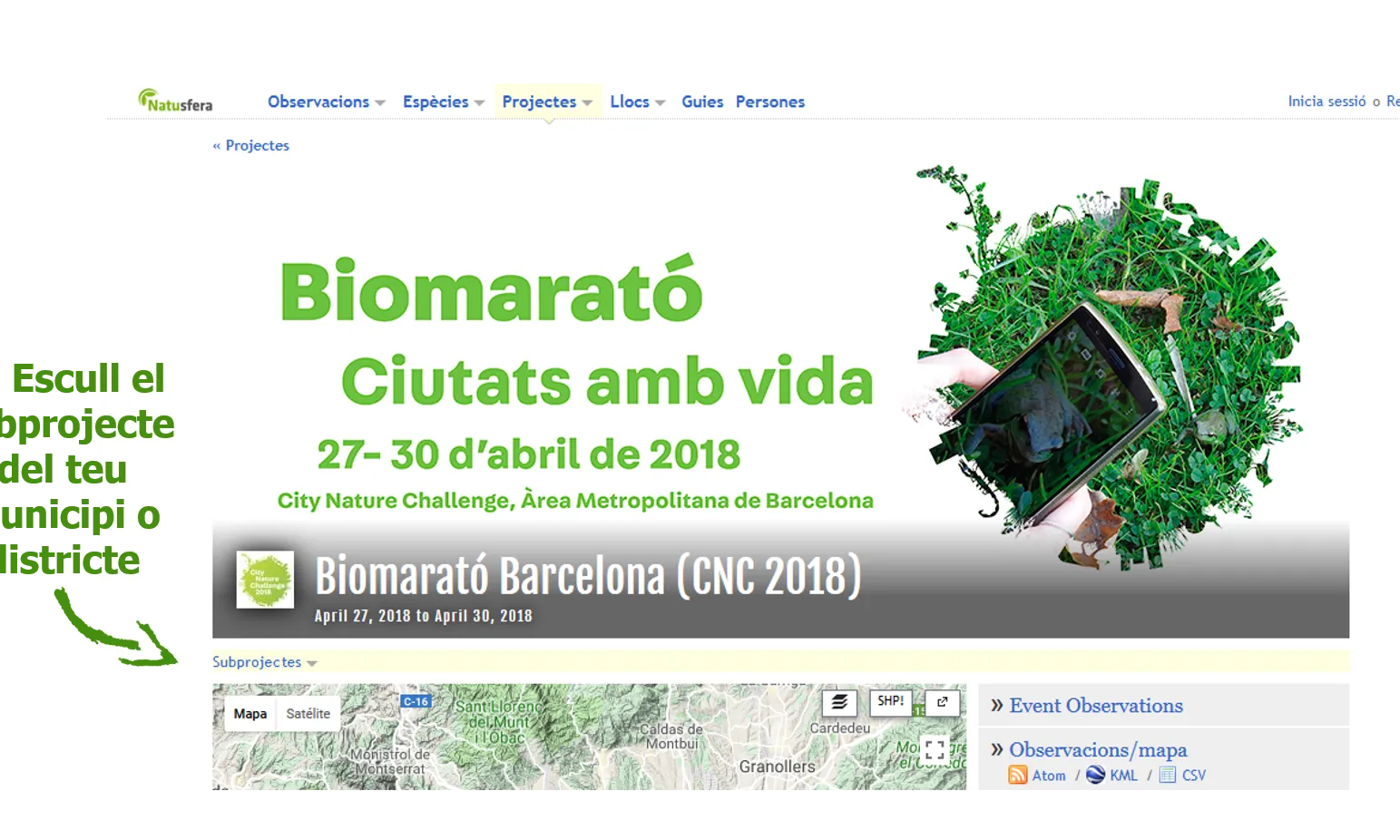Barcelona accepta el repte de la Nature City Challenge amb la Biomarató 